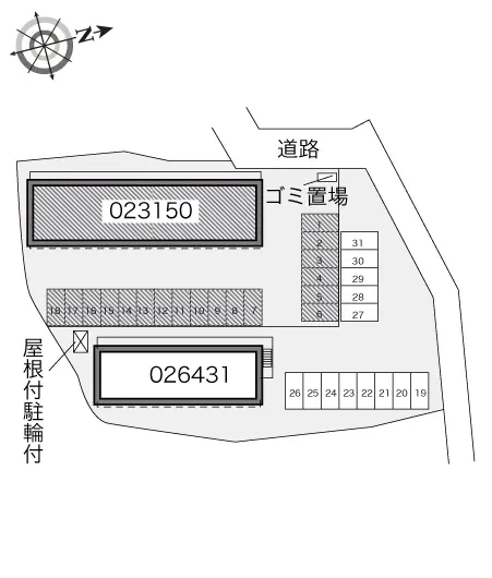 福島市鎌田　月極駐車場（LP）